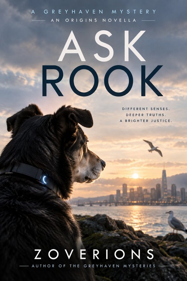 Cover of Ask Rook, Book One of the Greyhaven mysteries